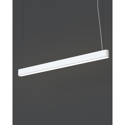 Підвісний світильник Nowodvorski 7537 Soft led T8LED 1x22W 3000K 3200Lm IP20 Wh ( 4011305 )