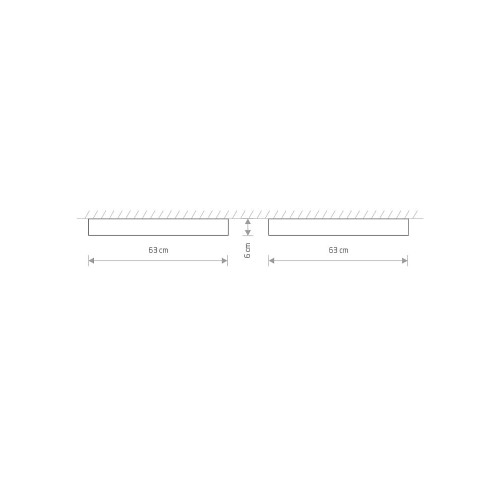 Світильник Nowodvorski 7544 Soft led T8LED 5x11W 3000K 8500Lm IP20 Wh ( 4011662 )
