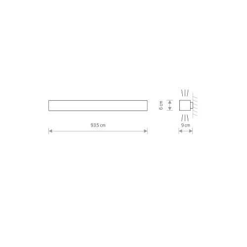 Світильник Nowodvorski 7548 Soft led T8LED 1x16W 3000K 2300Lm IP20 Wh ( 4011664 )