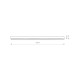 Светильник Nowodvorski 7551 Straight ceiling led T8LED 1x22W 3000K 3200Lm IP20 Gr ( 4011666 )