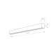 Светильник Nowodvorski 7566 Straight wall led T8LED 1x22W 3000K 3200Lm IP20 Wh ( 4011678 )
