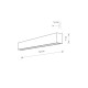 Светильник Nowodvorski 7568 Straight wall led T8LED 1x11W 3000K 1700Lm IP20 Wh ( 4011680 )