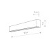Светильник Nowodvorski 7596 Straight wall led T8LED 1x11W 3000K 1700Lm IP20 Bl ( 4011683 )
