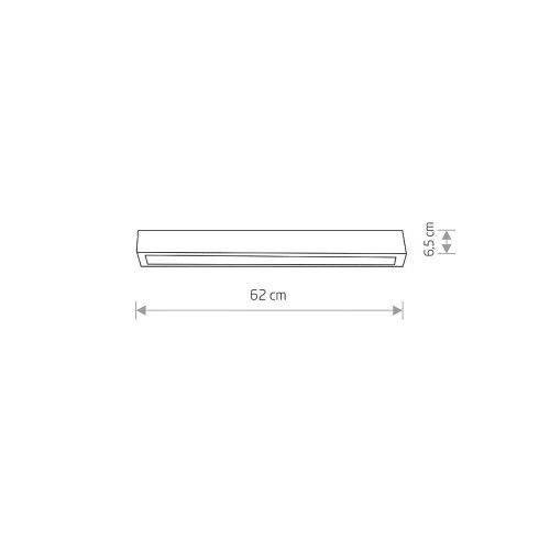 Світильник Nowodvorski 7597 Straight ceiling led T8LED 1x11W 3000K 1700Lm IP20 Bl ( 4011684 )