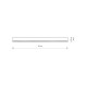 Світильник Nowodvorski 7598 Straight ceiling led T8LED 1x16W 3000K 2300Lm IP20 Bl ( 4011685 )