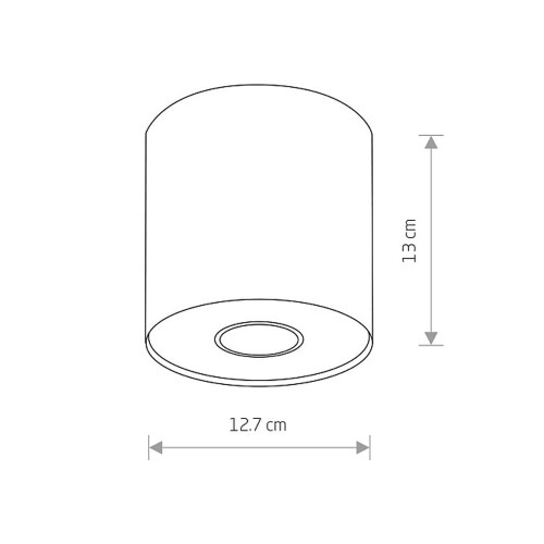 Точечный светильник Nowodvorski 7602 Point GU10 1x35W IP20 Bl ( 4012024 )