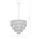 Люстра Nowodvorski 7615 Cristal E14 12x40W IP20 Silver ( 4011314 )