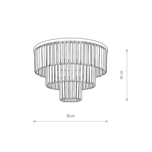 Люстра Nowodvorski 7627 Cristal E14 9x60W IP20 Bl ( 4011317 )