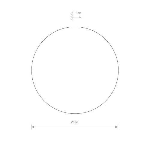 Світильник Nowodvorski 7638 Ring LED 1x9W 3000K 520Lm IP20 Wh ( 4011692 )