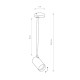 Спот Nowodvorski 7674 Mono long GU10 1x10W IP20 Bl ( 4011841 )