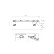 Спот Nowodvorski 7685 Mono surface GU10 3x10W IP20 Wh ( 4011851 )