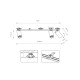 Спот Nowodvorski 7691 Mono surface GU10 3x10W IP20 Bl ( 4011856 )