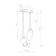 Спот Nowodvorski 7726 Mono long GU10 2x10W IP20 Wh ( 4011873 )