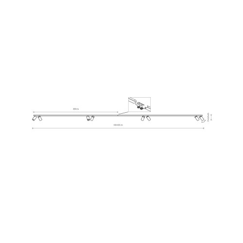 Спот Nowodvorski 7752 Mono GU10 8x10W IP20 Wh ( 4011896 )