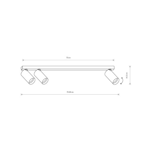Спот Nowodvorski 7767 Mono GU10 3x10W IP20 Bl ( 4011904 )