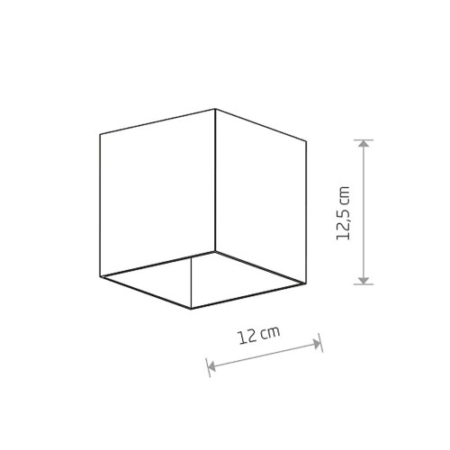 Точечный светильник Nowodvorski 7790 Cobble GU10 1x75W IP20 Bl ( 4012034 )