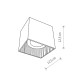 Точечный светильник Nowodvorski 7792 Groove GU10 1x75W IP20 Bl ( 4012036 )