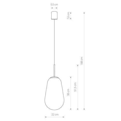 Подвесной светильник Nowodvorski 7797 Pear E27 1x40W IP20 Bl ( 4011331 )