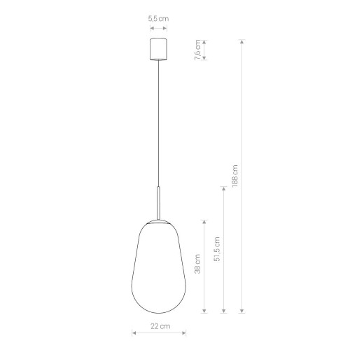 Подвесной светильник Nowodvorski 7798 Pear E27 1x40W IP20 Bl ( 4011332 )
