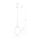 Подвесной светильник Nowodvorski 7800 Pear E27 1x40W IP20 Bl ( 4011333 )