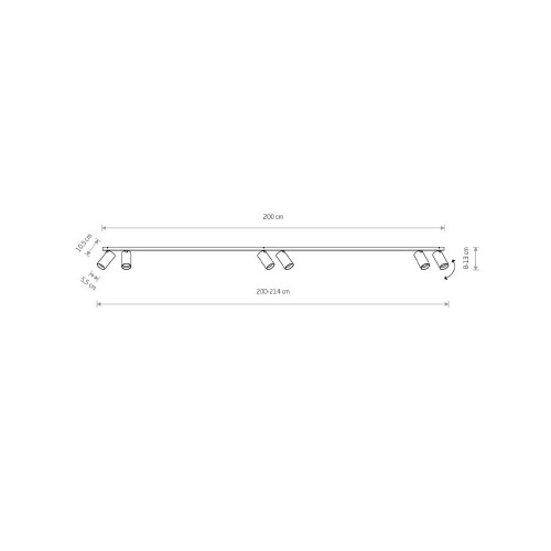 Спот Nowodvorski 7813 Mono GU10 6x10W IP20 Wh ( 4011921 )