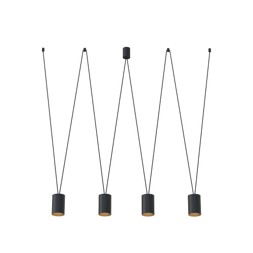 Подвесной светильник Nowodvorski 7814 More tone GU10 4x10W IP20 Bl ( 4011334 )