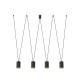 Подвесной светильник Nowodvorski 7814 More tone GU10 4x10W IP20 Bl ( 4011334 )