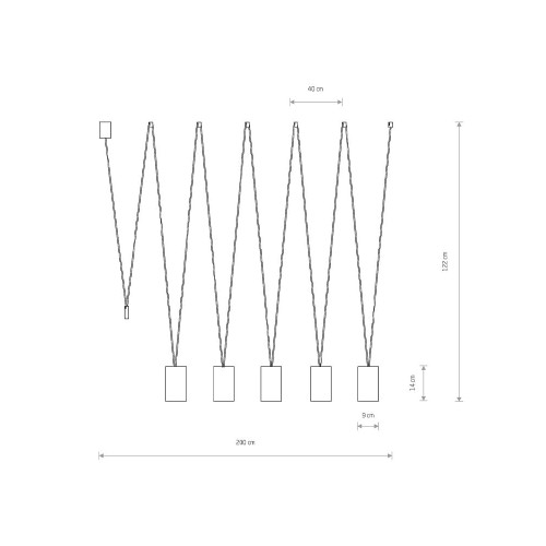 Подвесной светильник Nowodvorski 7821 More tone GU10 5x10W IP20 Wh ( 4011337 )