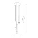 Подвесной светильник Nowodvorski 7856 Baton E27 3x10W IP20 Bl ( 4011351 )