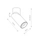 Спот Nowodvorski 7858 India GU10 1x15W IP20 Wh ( 4011937 )