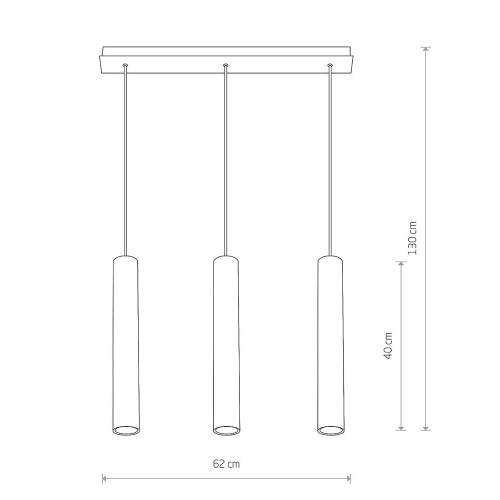 Подвесной светильник Nowodvorski 7862 Eye GU10 3x10W IP20 Bl ( 4011352 )