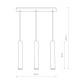 Подвесной светильник Nowodvorski 7862 Eye GU10 3x10W IP20 Bl ( 4011352 )