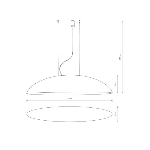 Підвісний світильник Nowodvorski 7927 Canoe E27 5x40W IP20 Wh ( 4011361 )
