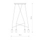 Люстра Nowodvorski 7957 Imbria GU10 4x10W IP20 Bl ( 4011380 )