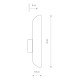 Бра Nowodvorski 7993 Eye wall GU10 2x10W IP20 Wh ( 4010924 )
