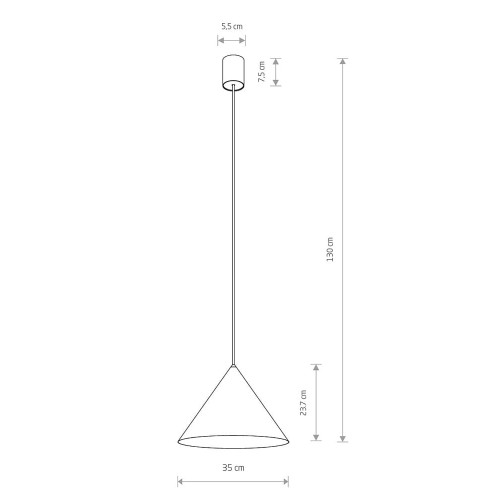 Підвісний світильник Nowodvorski 8002 Zenith GU10 1x35W IP20 Wh ( 4011388 )