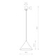 Підвісний світильник Nowodvorski 8002 Zenith GU10 1x35W IP20 Wh ( 4011388 )