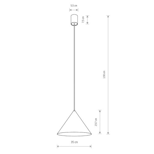 Підвісний світильник Nowodvorski 8003 Zenith GU10 1x35W IP20 Green ( 4011389 )