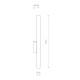 Бра Nowodvorski 8047 Laser G9 2x10W IP20 Bl ( 4010932 )