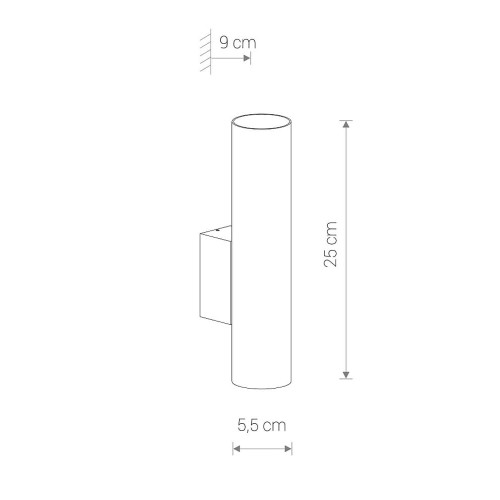 Бра Nowodvorski 8072 Eye wall GU10 2x10W IP20 Bl ( 4010934 )