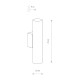Бра Nowodvorski 8073 Eye wall GU10 2x10W IP20 Wh ( 4010935 )