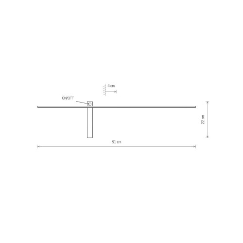 Світильник Nowodvorski 8116 Impulse LED 1x10W 3000K 350Lm IP23 Bl ( 4011714 )