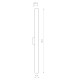 Светильник Nowodvorski 8120 Ice tube led LED 1x18W 4000K 1750Lm IP44 Chrom ( 4011779 )
