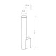 Светильник Nowodvorski 8121 Ice tube led LED 1x5W 4000K 380Lm IP44 Chrom ( 4011780 )