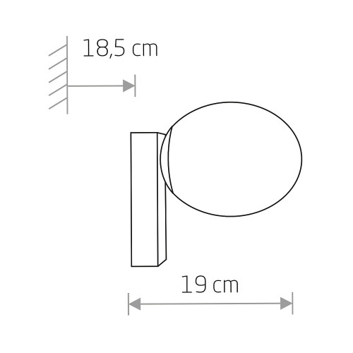 Світильник Nowodvorski 8132 Ice egg G9 1x25W IP44 Bl ( 4011787 )