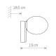 Світильник Nowodvorski 8132 Ice egg G9 1x25W IP44 Bl ( 4011787 )