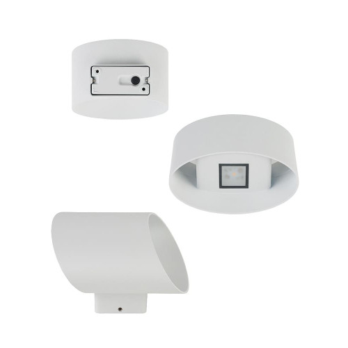 Світильник вуличний Nowodvorski 8140 Ellipses LED 2x5W 3000K 800Lm IP54 Wh ( 4011068 )