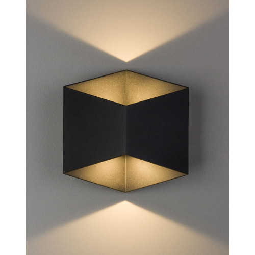 Світильник вуличний Nowodvorski 8142 Triangles LED 2x5W 3000K 700Lm IP54 Bl ( 4011070 )