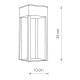 Светильник уличный Nowodvorski 8146 Structure LED 1x13W 3000K 820Lm IP54 Bl ( 4011074 )