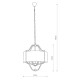 Люстра Nowodvorski 8150 Nuntucet Е14 6x40W IP20 Chrom ( 4011402 )